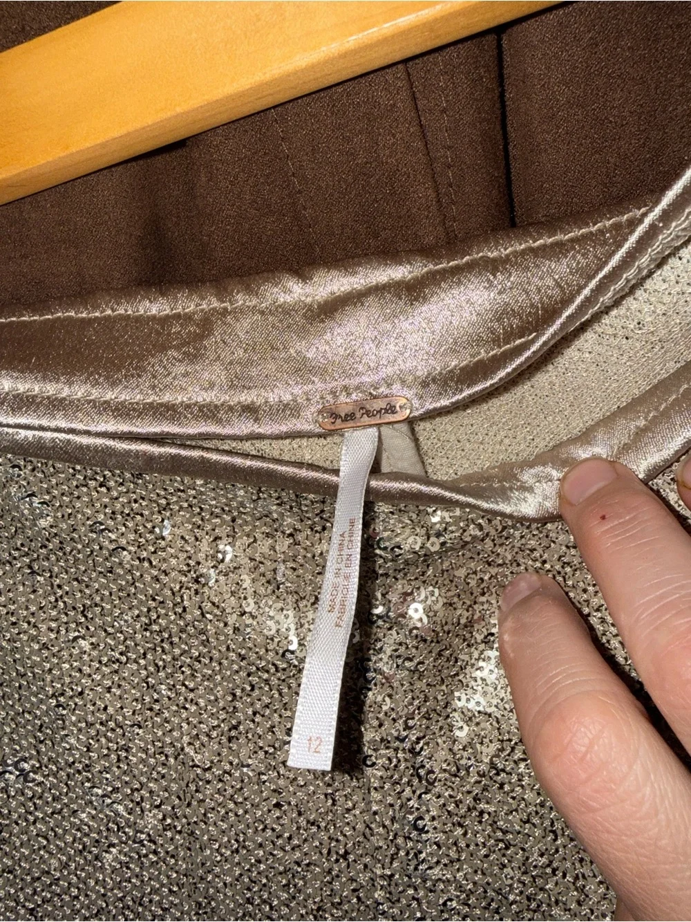 Free People NWT Free People The Minx Metallic Sequin Flare Pants!